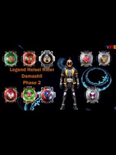 [x]Kamen Rider Ghost Legend Rider Damashii - Heisei Rider Phase 2 (Fan ...