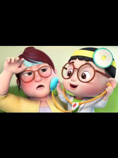 [x]大変！ママが熱出ちゃった！ | 子どもの歌 | 童謡 | スーパーパンドビ | Super Pandobi - YouTube