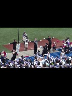 [x]明治大学 応援団 2017.10.07 VS 慶応義塾大学 1回戦 - YouTube