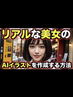 [x]リアル実写な美女のAIイラストを作成する方法！ - YouTube