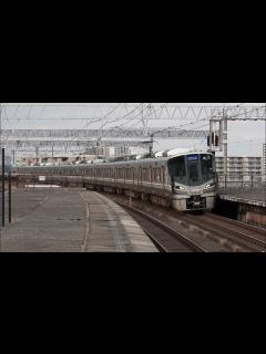 [x]JR西日本 225系100番台 I9編成+223系2000番台 V46編成 湖西線 A新快速 網干行き 683系流線形非貫通+付属編成 特急 ...